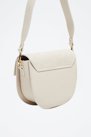 Sac bandoulière en cuir Lexa - Beige