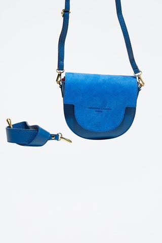 Sac porté épaule en nubuck Lexa - Bleu