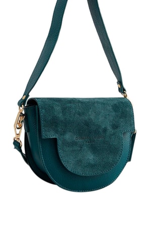 Sac porté épaule en nubuck Lexa - Bleu