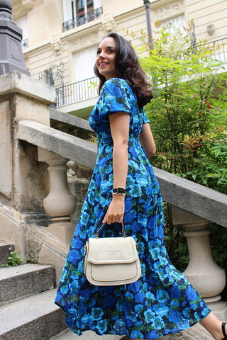 Sac à main en cuir Lali - Blanc