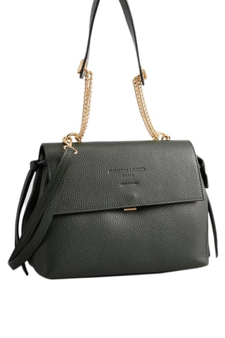 Sac porté épaule en cuir Grace - Vert