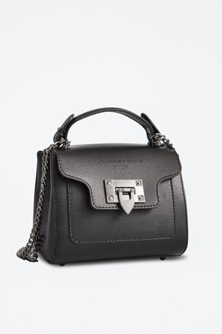 Sac bandoulière en cuir Marceau - Noir
