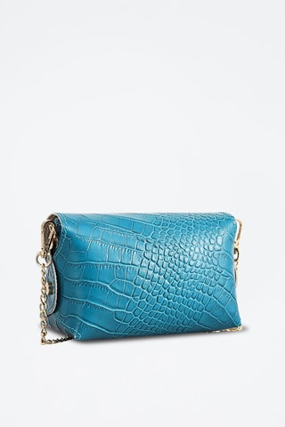 Sac bandoulière en cuir Etienne - Bleu