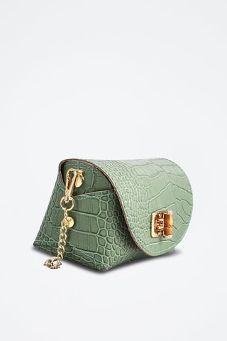 Sac bandoulière en cuir Etienne - Vert