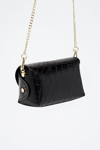 Pochette en cuir Etienne - Noir