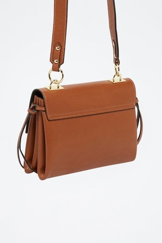 Sac bandoulière en cuir Laurel - Marron