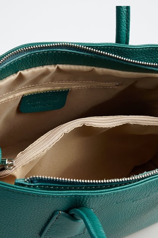 Sac à main en cuir Pia - Vert