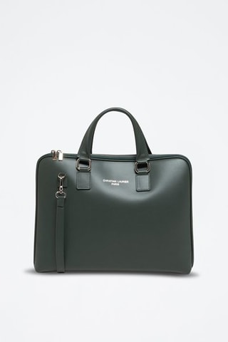 Porte-documents en cuir Jimi - Vert