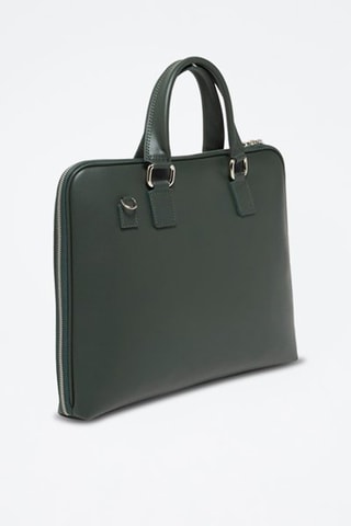Porte-documents en cuir Jimi - Vert