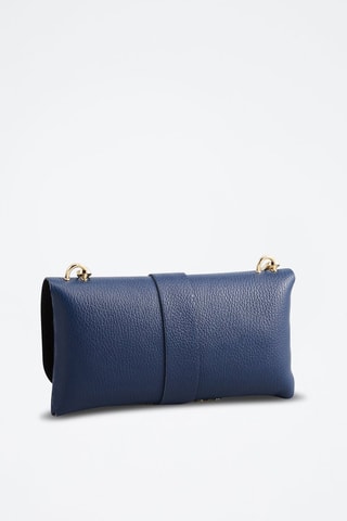 Sac bandoulière en cuir Ivy - Bleu