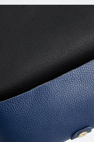 Sac bandoulière en cuir Ivy - Bleu