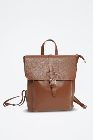 Sac à dos en cuir Holy - Marron