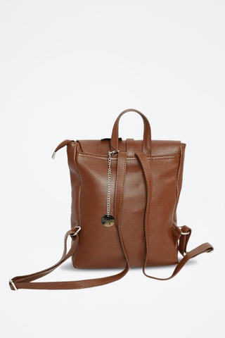 Sac à dos en cuir Holy - Marron