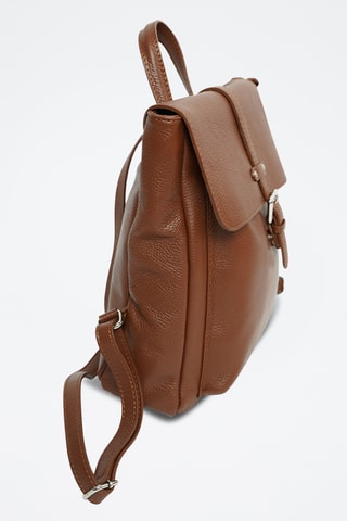 Sac à dos en cuir Holy - Marron