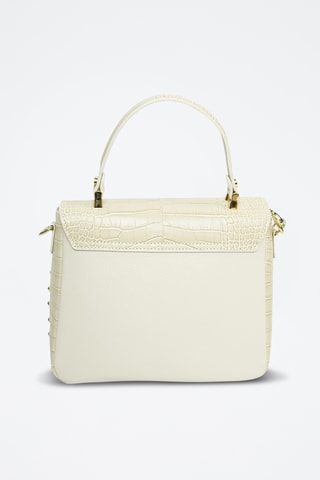 Sac à main en cuir Yasmin - Blanc