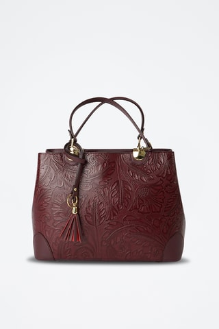 Sac à main en cuir Lyra - Violet
