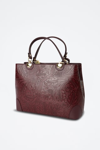 Sac à main en cuir Lyra - Violet
