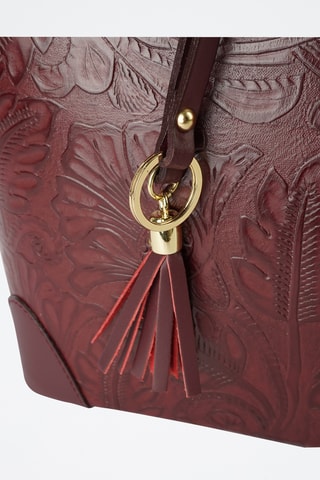 Sac à main en cuir Lyra - Violet