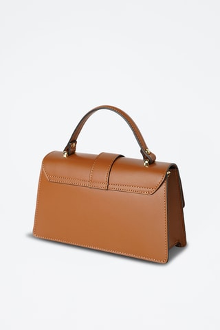 Sac à main en cuir Katya - Camel