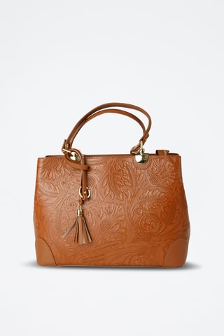Sac à main en cuir Lyra - Camel
