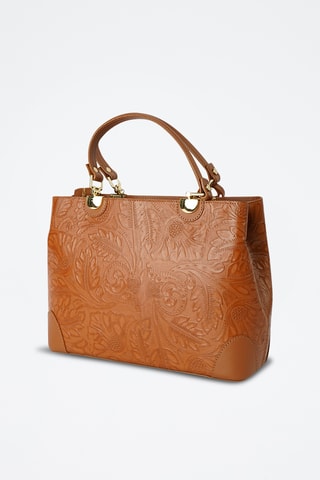 Sac à main en cuir Lyra - Camel