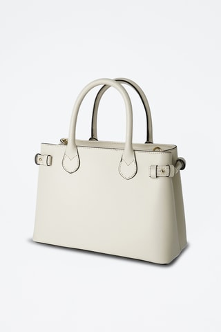 Sac à main en cuir Mini Anita - Beige