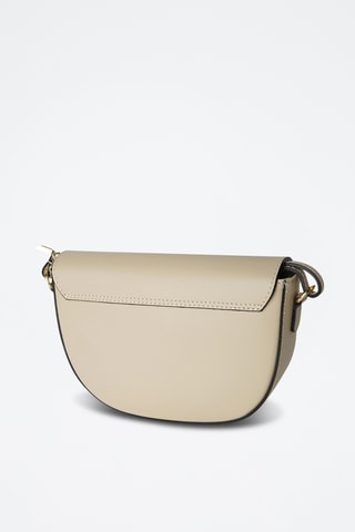 Sac bandoulière en cuir Kena - Beige