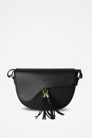 Sac bandoulière en cuir Kena - Noir