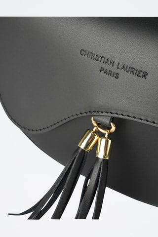 Sac bandoulière en cuir Kena - Noir