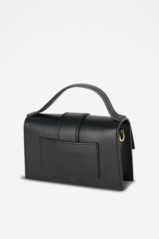 Sac bandoulière en cuir Neve - Noir