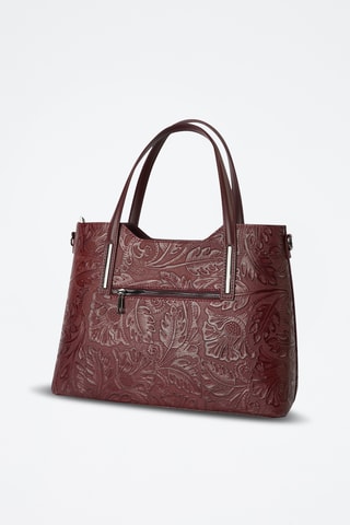 Sac à main en cuir Noor - Violet
