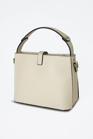 Sac à main en cuir Erya - Blanc