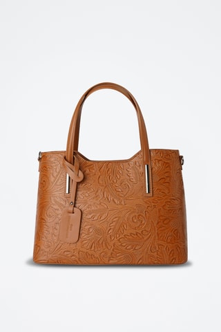 Sac à main en cuir Noor - Camel