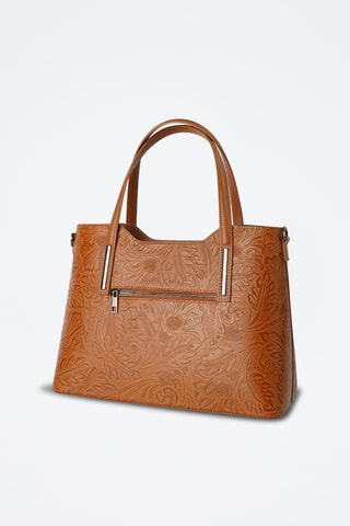 Sac à main en cuir Noor - Camel