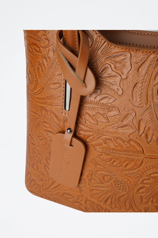 Sac à main en cuir Noor - Camel