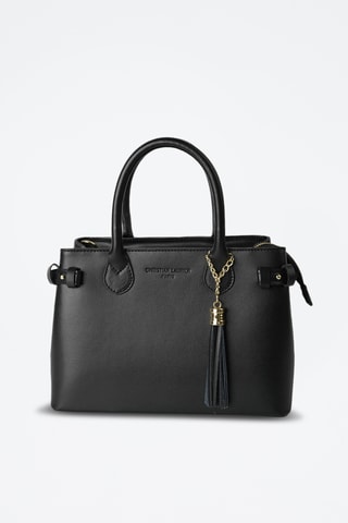 Sac à main en cuir Mini Anita - Noir - Noir