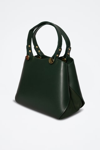 Sac à main en cuir Esmée - Vert - Vert