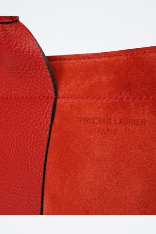 Sac à main en cuir Eris - Rouge - Rouge