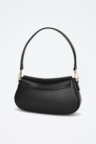 Sac porté épaule en cuir Ysys - Noir - Noir