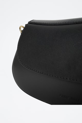 Sac porté épaule en cuir Ysys - Noir - Noir