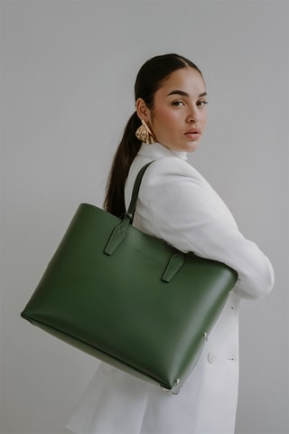Sac à main en cuir Feria - Vert - Vert