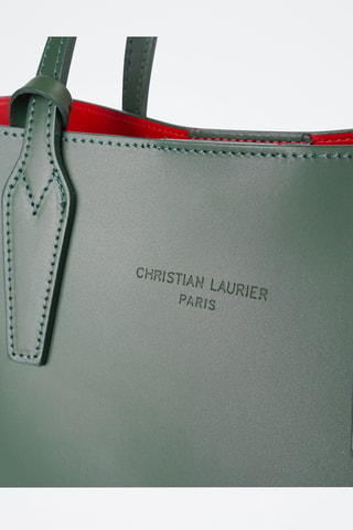 Sac à main en cuir Feria - Vert - Vert