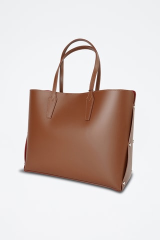 Sac à main en cuir Feria - Marron - Marron