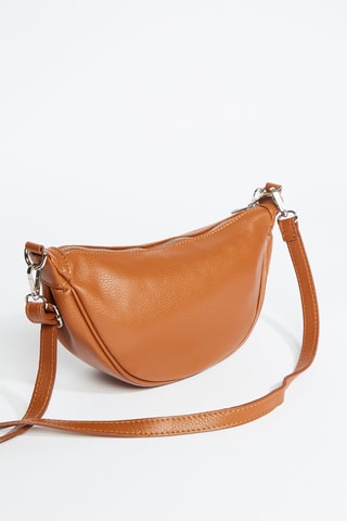 Sac bandoulière en cuir Jonas - Camel
