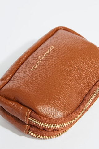 Porte-monnaie en cuir Tamar - Camel
