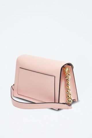 Sac bandoulière en cuir Ava - Nude
