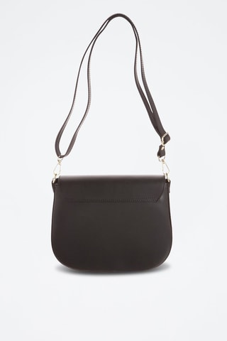Sac bandoulière en cuir Audrey - Noir