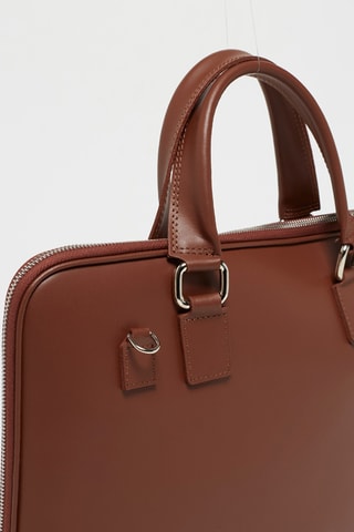 Porte-documents en cuir Jimi - Marron