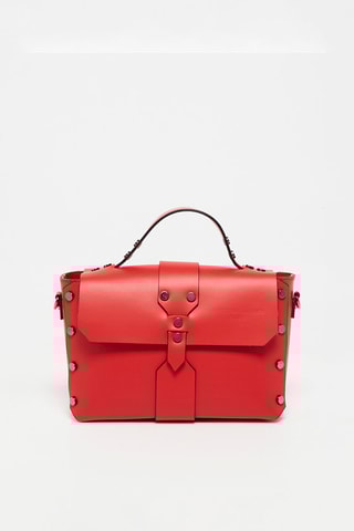 Sac à main en cuir Paty - Rouge