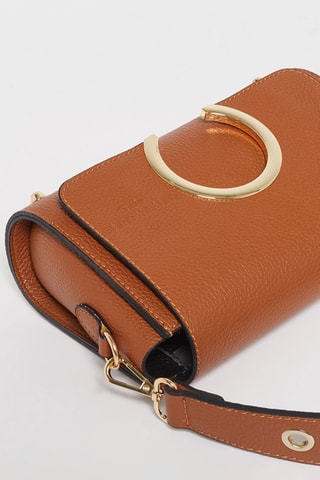 Sac à main en cuir Ralph - Camel